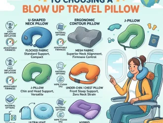 Blow Up Travel Pillow