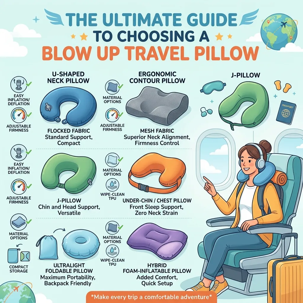 Blow Up Travel Pillow