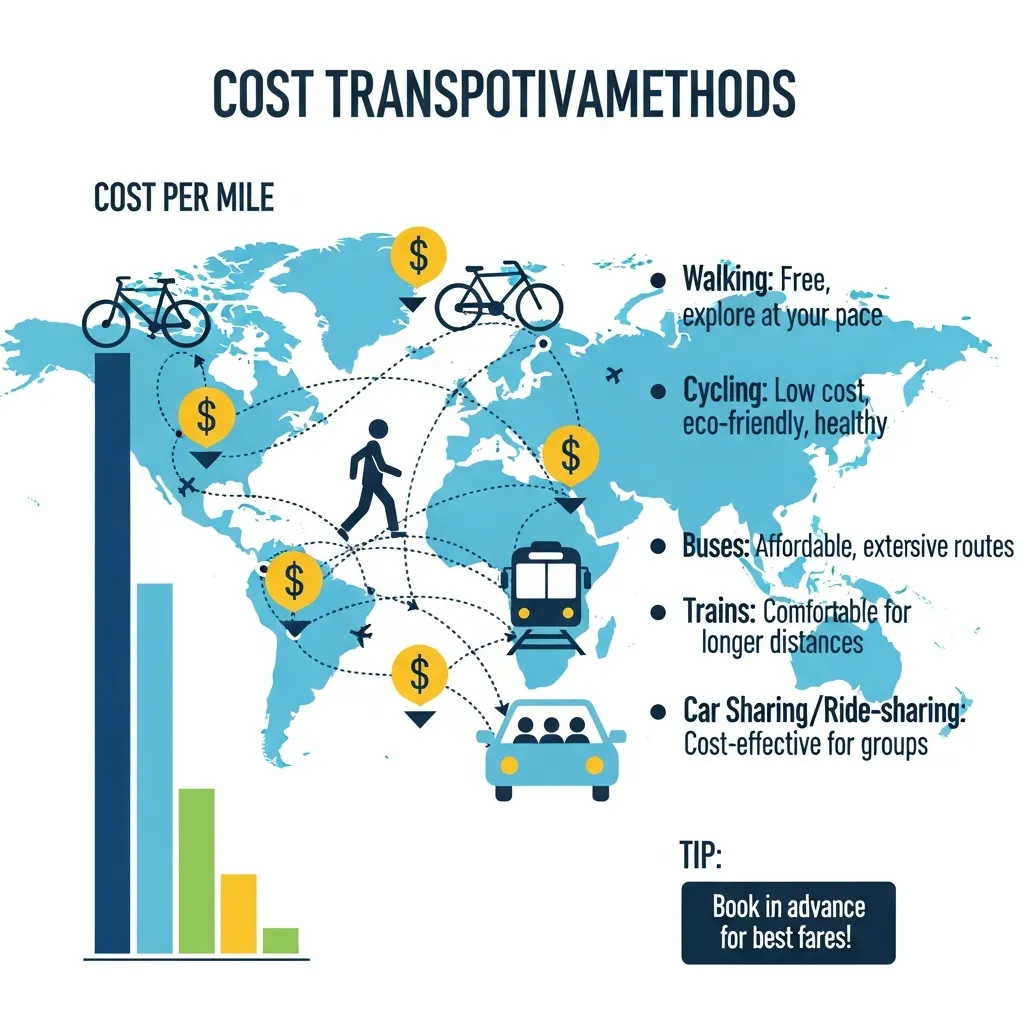 most cost-effective methods for transportation