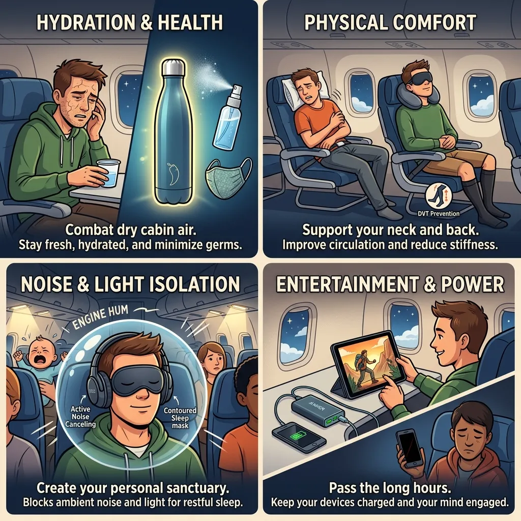 Long Haul Flight Essentials
