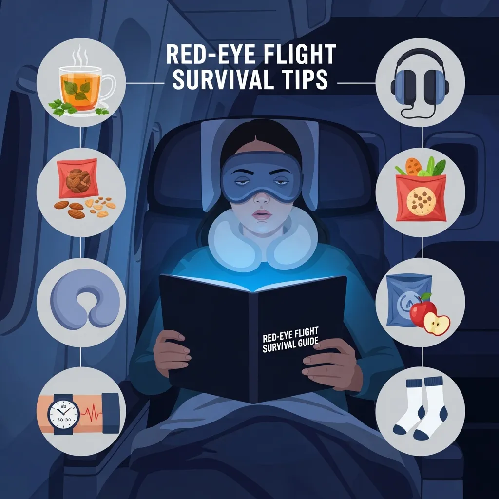 Red Eye Flight Survival Tips