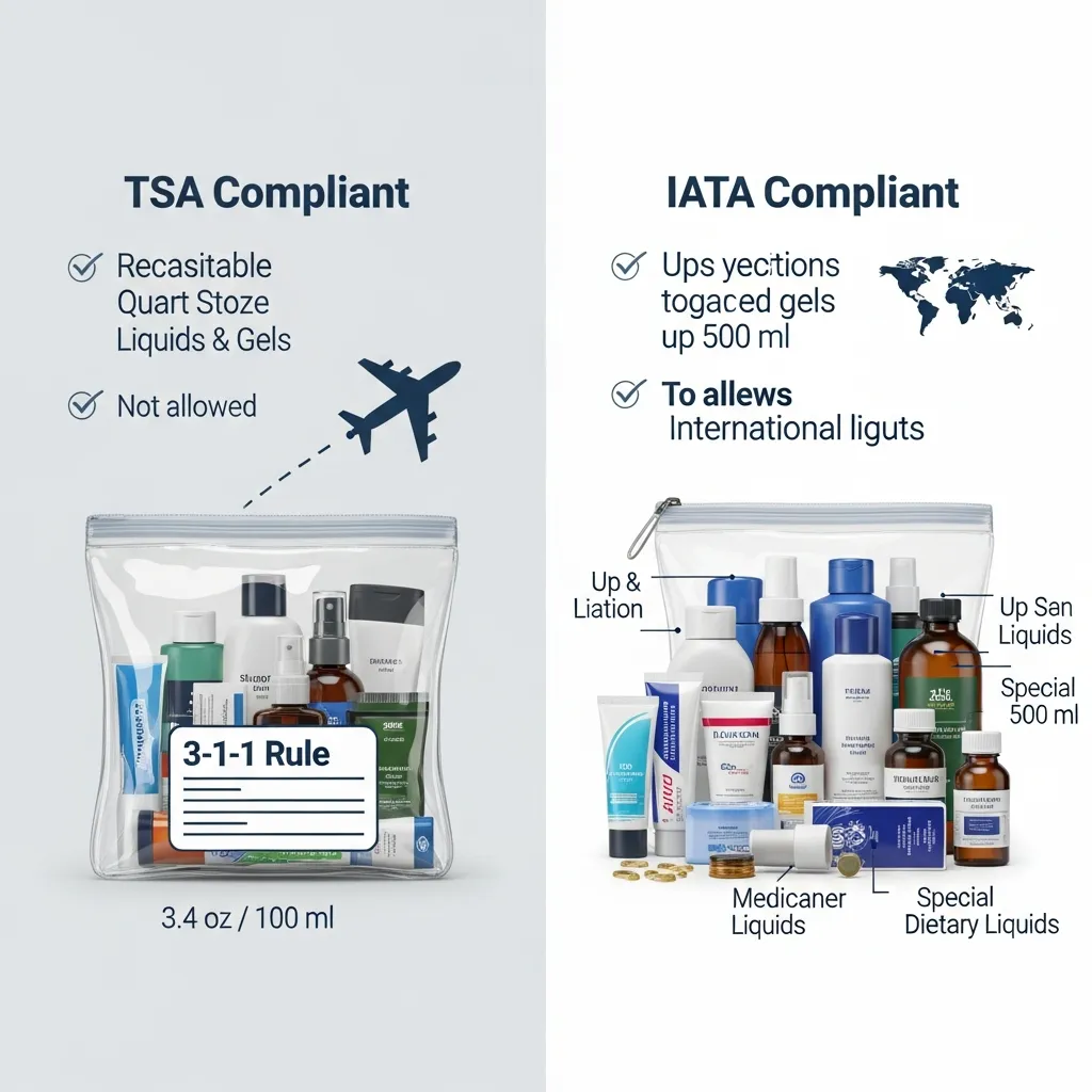 TSA & IATA Compliant 