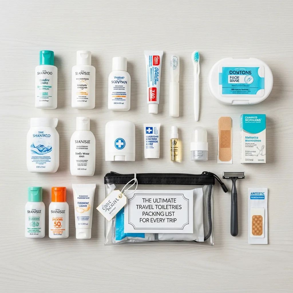 Travel Toiletries Packing List