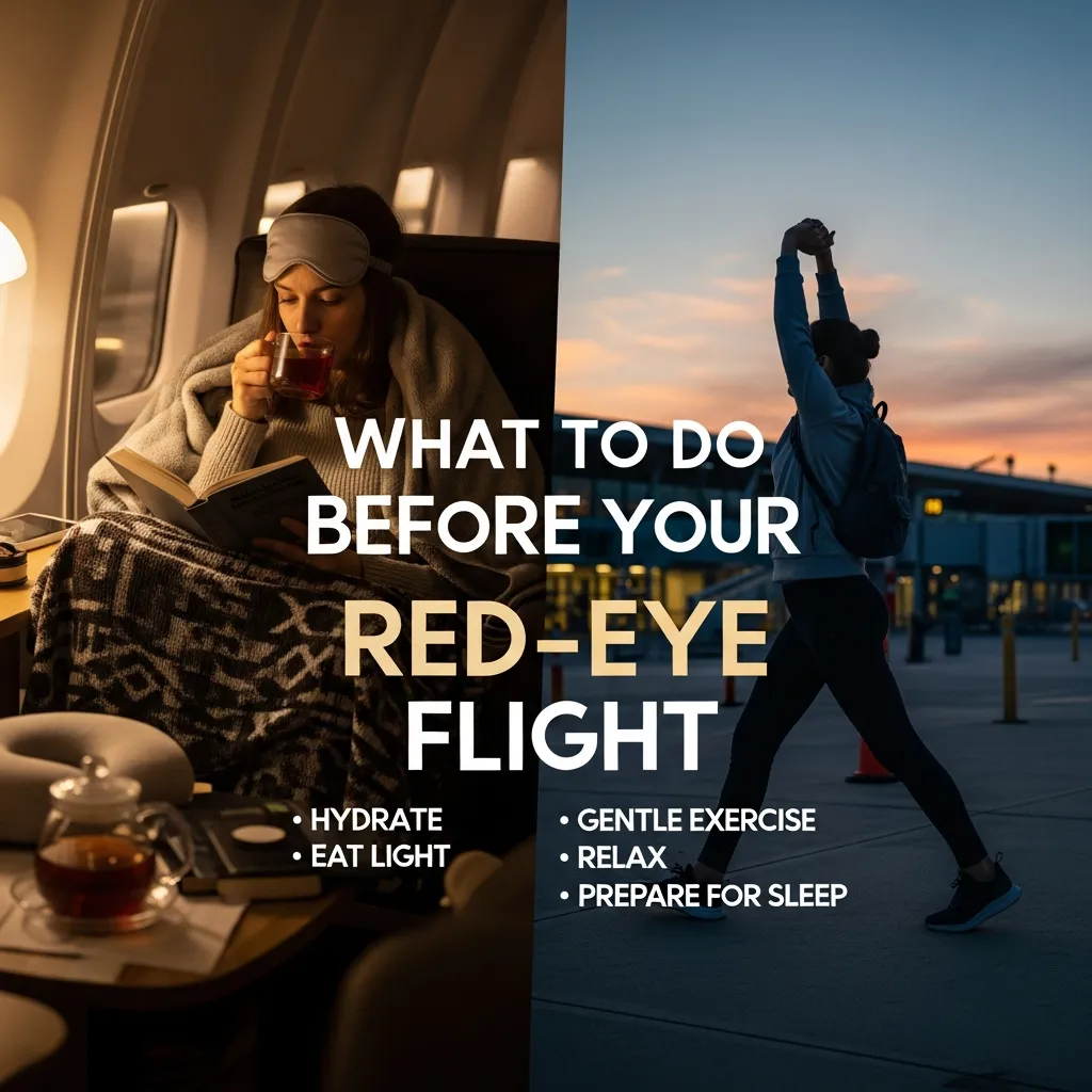 What to Do Before Your Red Eye Flight