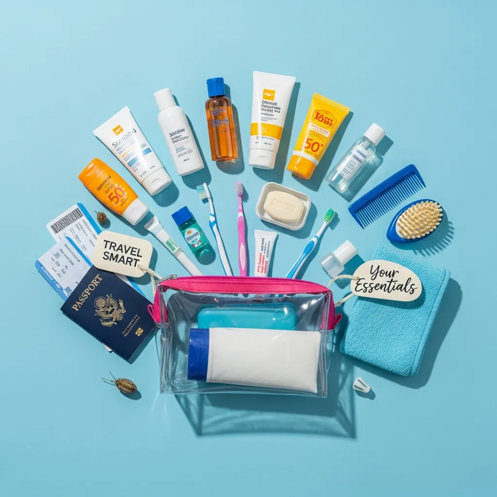 Travel Toiletries Packing List 
